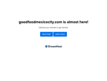 Tablet Screenshot of goodfoodmexicocity.com